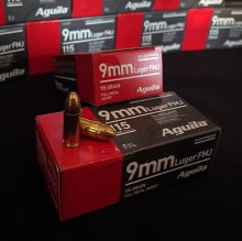 AGUILA 9mm 115 gr. FMJ 1E097704 50 rnd/box