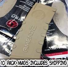 AMEND2 AR-15 M4 Magazine FDE 30 rnd. 10 PACK SHIPPED