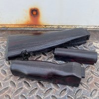 US MADE AKM MILLED RECEIVER FURNITURE SET - FIRELINE BLACK