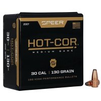 HOT-COR 30 CALIBER (0.308") SOFT POINT FLAT NOSE BULLETS