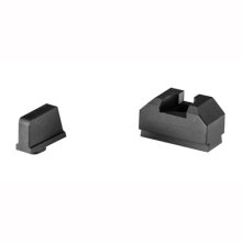 ZEV SIGHT SET, .300 BLACK FRONT, CO-WITNESS BLACK REAR