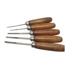 GUNSTOCK V & U CARVING SET