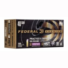 PRACTICE & DEFENSE COMBO 40 S&W AMMO