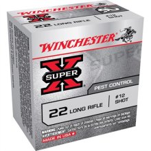 SUPER-X SHOTSHELL AMMO 22 LONG RIFLE #12 SHOT