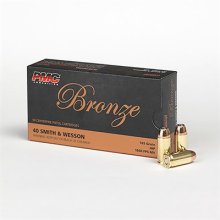 PMC BRONZE 40 S&W 165 GR JHP