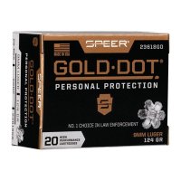 GOLD DOT PERSONAL PROTECTION 9MM LUGER AMMO