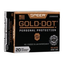 GOLD DOT PERSONAL PROTECTION 45 ACP AMMO