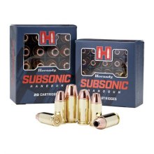 SUBSONIC HANDGUN 9MM LUGER AMMO