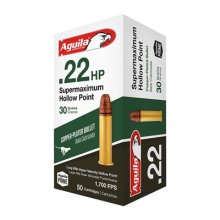 SUPERMAXIMUM COPPER PLATED HOLLOW POINT 22LR AMMO