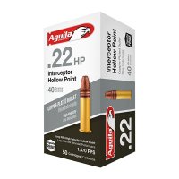 INTERCEPTOR COPPER PLATED HOLLOW POINT 22LR AMMO