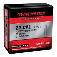 22 CALIBER (0.224") BULLETS