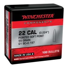 22 CALIBER (0.224\") BULLETS