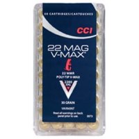 VARMINT AMMO 22 MAGNUM (WMR) 30GR V-MAX