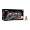 BLAZER BRASS 9MM LUGER HANDGUN AMMO