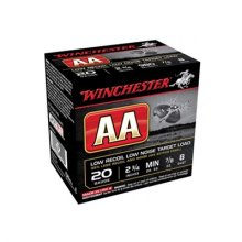 Winchester 20 Ga Winlite Low Recoil Target Load 2-3/4\" #8