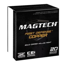 MagTech Ammo 40 S&W 130 Gr Solid Copper HP 20/bx