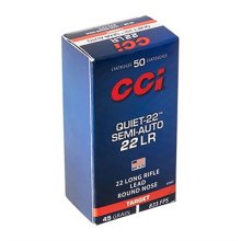 CCI Ammo 22 lr 40gr LRN Quiet 22 50bx