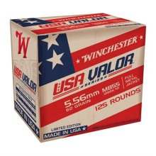 USA VALOR 5.56MM 62GR FMJ GREEN TIP AMMO