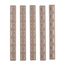 5.5\" Keymod Rail Panel Kit, FDE, 5 Pack