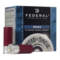 FEDERAL SPEED SHOK HV STEEL 12 GAUGE 3.5' 1-3/8OZ #4 25/BX