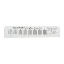 CHECKERING GAUGE AND RULER