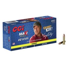 MAXI-MAG HP AMMO 22 MAGNUM (WMR) 40GR JACKETED HOLLOW POINT