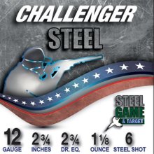 STEEL GAME & TARGET 12 GAUGE SHOTGUN AMMO