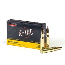 X-TAC 7.62X51 NATO RIFLE AMMO