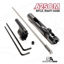 AR-15 ADJUSTABLE PISTON SYSTEM WITH CLAMP ON 0.625\" GAS BLOCK