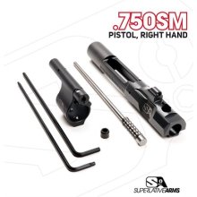 AR-15 ADJUSTABLE PISTON SYSTEM WITH SOLID 0.750\" GAS BLOCK