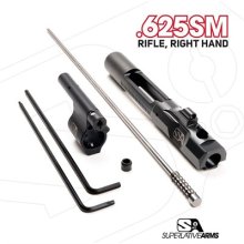 AR-15 ADJUSTABLE PISTON SYSTEM WITH SOLID 0.625\" GAS BLOCK