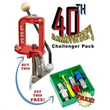 CHALLENGER 40TH ANNIVERSAY PRESS W/3-DIE BREECH LOCK RELOAD DIES