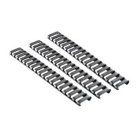 PICATINNY ERGO 18 SLOT LADDER RAIL COVER - 3-PACK