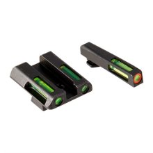 LITEWAVE H3 TRITIUM ORANGE RING FRONT SIGHT SET W/GREEN LITEPIPE