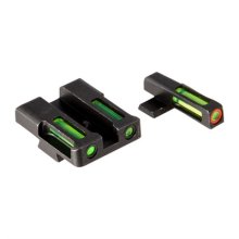 LITEWAVE H3 TRITIUM ORANGE RING FRONT SIGHT SET W/GREEN LITEPIPE