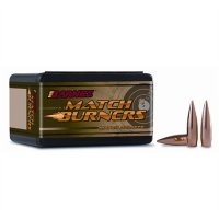 MATCH BURNER 22 CAL (.224") HOLLOW POINT FLAT BASE RIFLE BULLETS