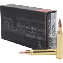 BLACK AMMO 223 REMINGTON 75GR BOAT TAIL HOLLOW POINT