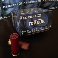 FEDERAL TOP GUN #8 12 ga 2 3/4" 1 1/8 oz. TGL128 25 rnd/box