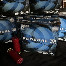 FEDERAL TOP GUN #7.5 12 ga 2 3/4\" 1 1/8 oz. TGL1275 25 rnd/box