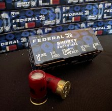 FEDERAL SHORTY SHOTSHELL 12 ga SH1294B 1 3/4\" #4 BK 100 rnd/case