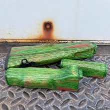 US MADE AKM MILLED RECEIVER FURNITURE SET - FIRELINE GREEN