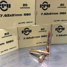 Prvi 7.62x51 M80 145 gr. FMJBT 500 rnd/case