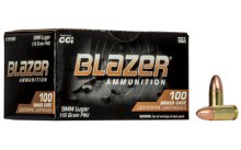 BLAZER 9MM 115GR FMJ 100CT BOX