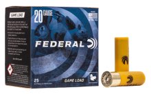 FED GAME LOAD 20GA 2 3/4\" #7.5 25/