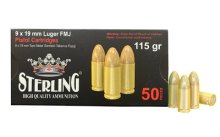 STERLING 9MM 115GR FMJ BRASS 50/1000