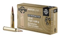 3PU .223 REM MATCH 75GR HPBT 20/1000