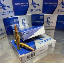 STV TECHNOLOGIES SCORPIO 223 55 gr. FMJ 1000 rnd/case