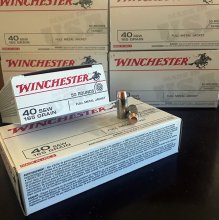 Winchester 40 S&W 165 gr. FMJ White Box 50 rnd/box