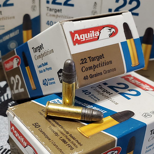 Aguila Target Competition 22 LR 40 gr. LRN 50 rnd/box [1B220514-50] - $  : Ammo Supply Warehouse