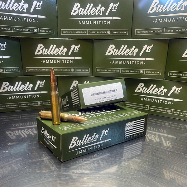 BULLETS 1ST 7.62x51 M276 147 gr. FMJ DIM IR TRACER 20 rnd/box ...